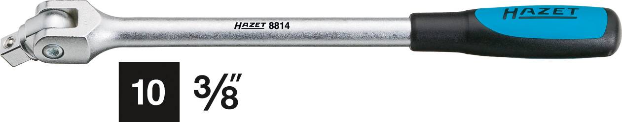 Hazet 8814 8814 Aandrijving 3/8 (10 mm) Uitvoering Vierkant hol 10 mm (3/8 inch) 250 mm 1 stuk(s)