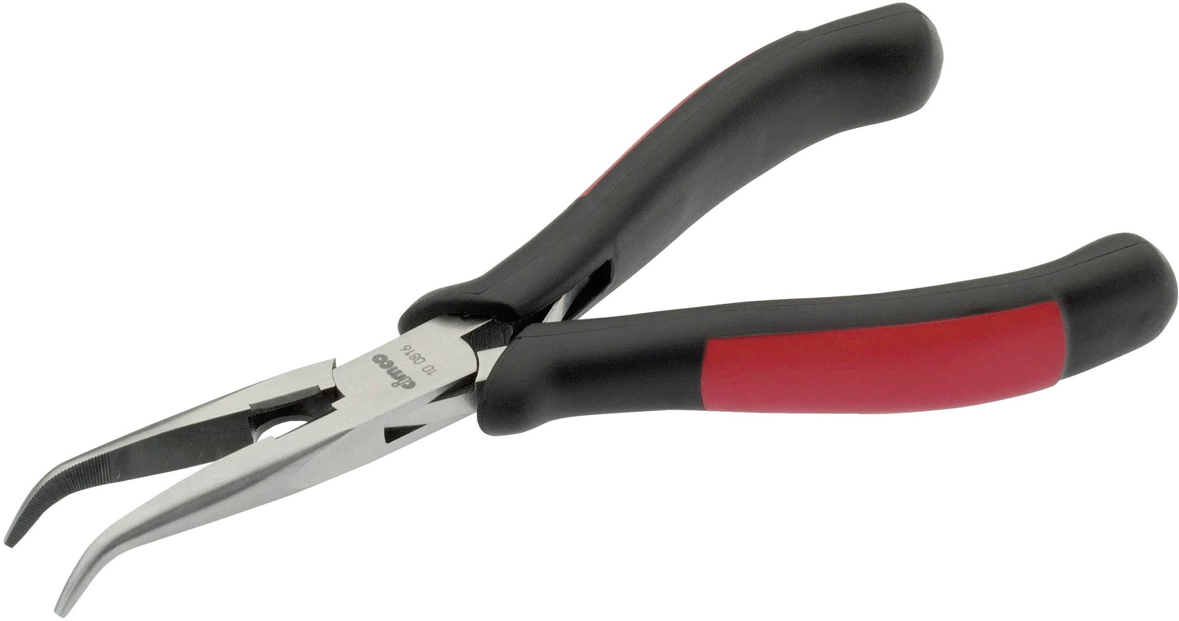 Cimco 100816 Elektronica en fijnmechanica Spitsbektang 45° gebogen 150 mm