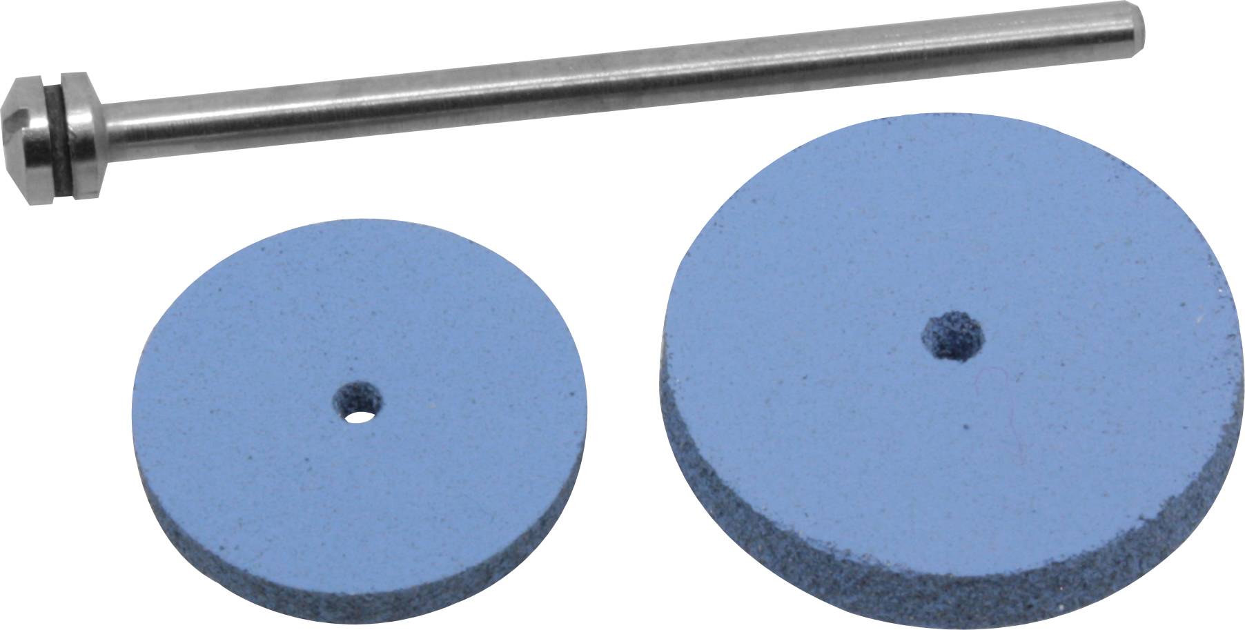 Donau Elektronik 1606 2 siliconen polijstschijven Ø 17+22 mm, met doorn 1 stuk(s)