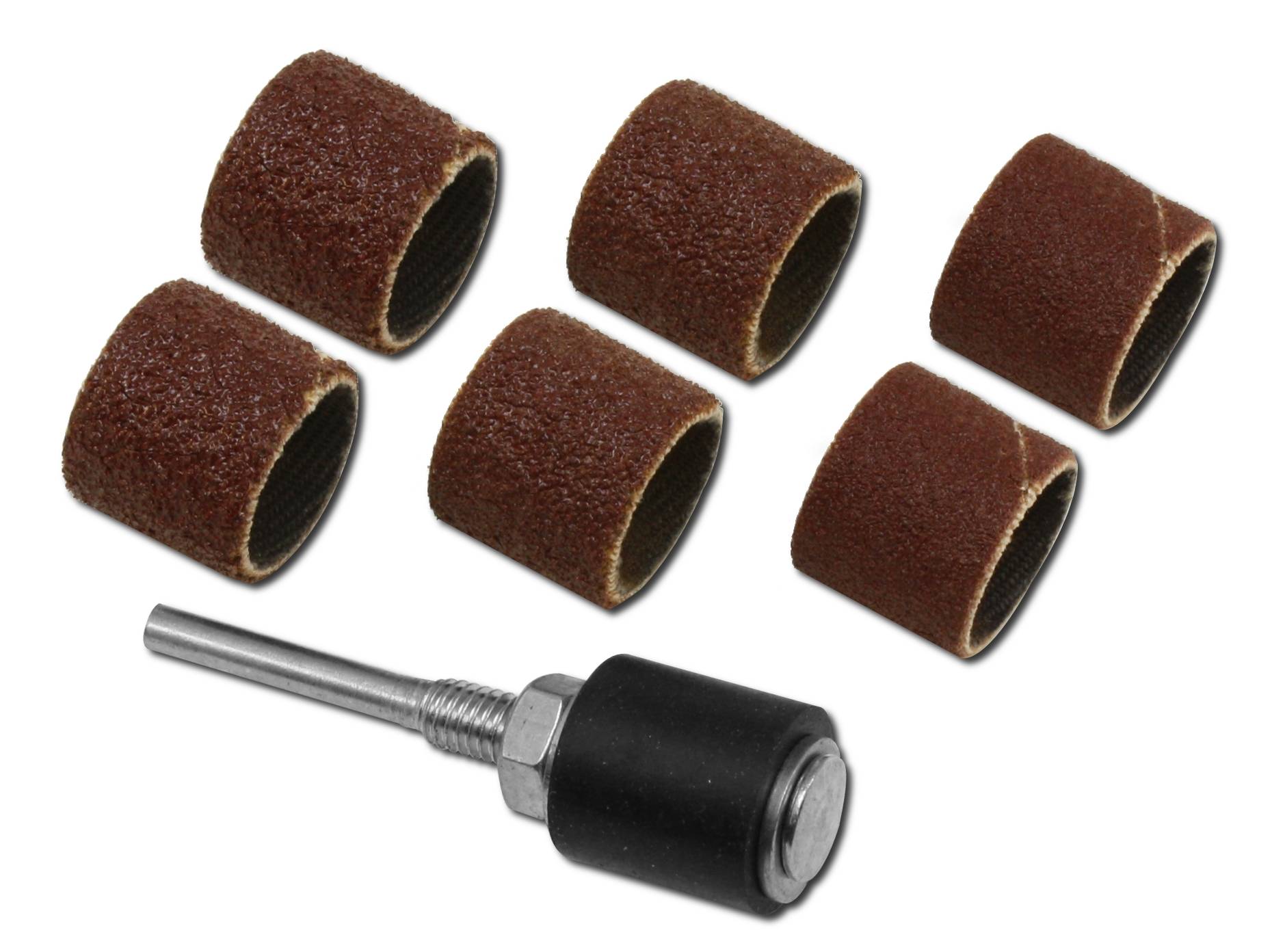 Donau Elektronik 1626 Schuurhulsset Met slijpdoorn (Ø) 13 mm 6 stuk(s)