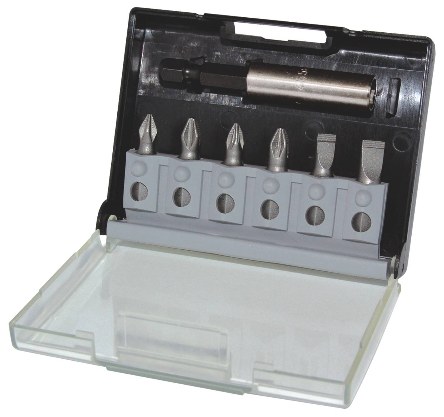 C.K T4583C Bitset 7-delig Plat, Kruiskop Phillips, Kruiskop Pozidriv