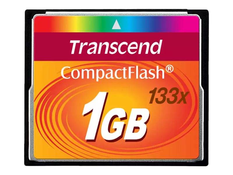 Transcend  Flash-Speicherkarte - 1 GB - 133x Externe geheugenuitbreiding 1 GB