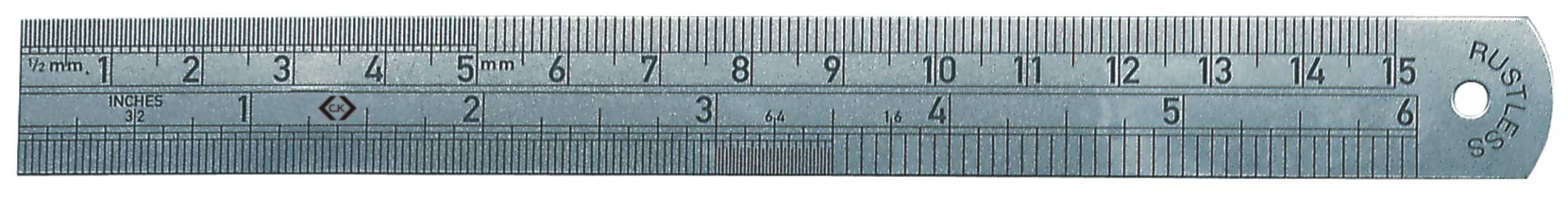 C.K T3530 06 Duimstok 0.15 m RVS