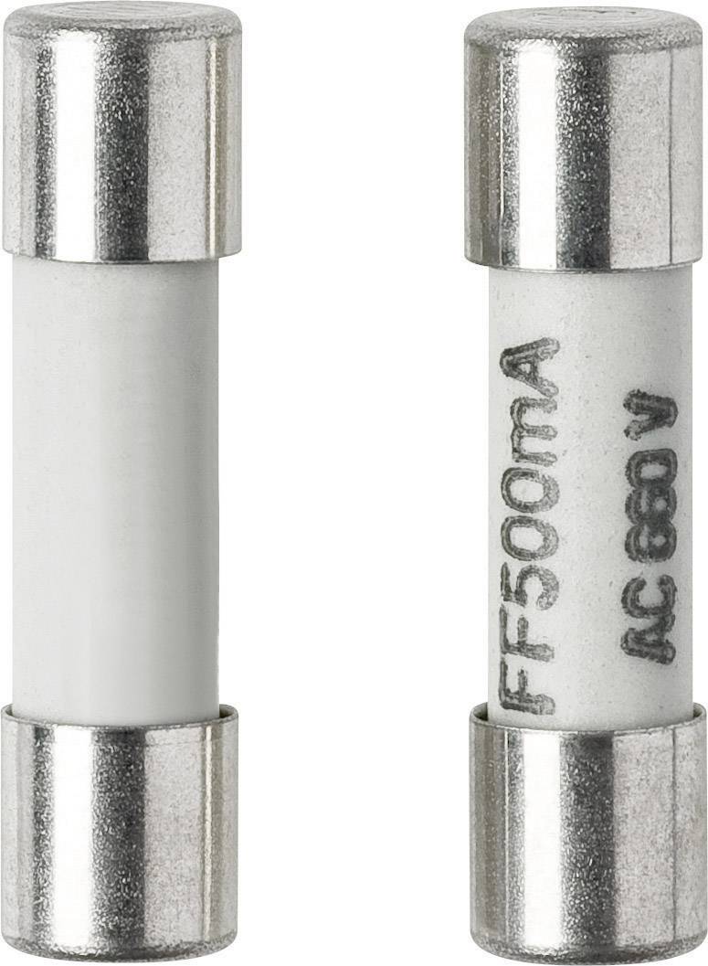 VOLTCRAFT 123421 Buiszekering (Ø x l) 5 mm x 20 mm 500 mA 660 V Supersnel -FF- Inhoud 1 stuk(s) afbeelding