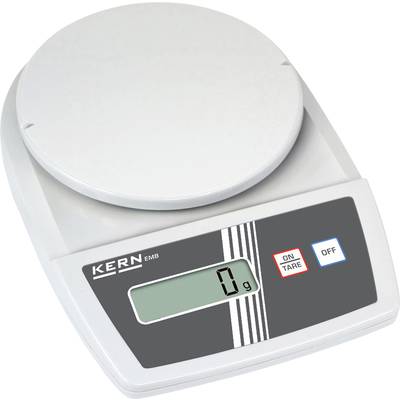 Kern EMB 5.2K5 váha na listy Kalibrované podľa (ISO) Max. váživosť 5.2 kg Rozlíšenie 5 g biela