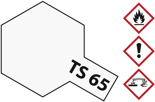 Tamiya akrylová farba perlovo čistá TS-65 nádoba so sprejom 100 ml
