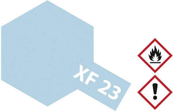 Tamiya akrylová farba svetlomodrá (matná) XF-23 sklenená nádoba 23 ml