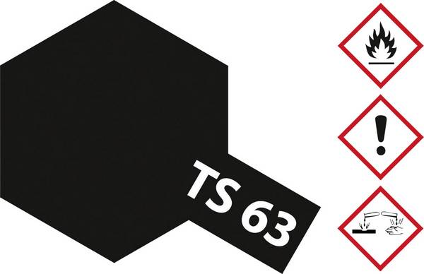 Tamiya akrylová farba čierna NATO TS-63 nádoba so sprejom 100 ml