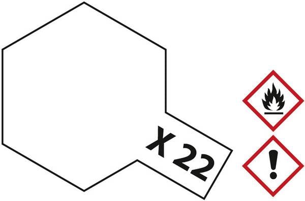 Tamiya akrylová farba číra (lesklá) X-22 sklenená nádoba 23 ml