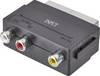 SpeaKa Professional SP-7869904 cinch / SCART adaptér [3x cinch zásuvka - 1x zástrčka scart] čierna