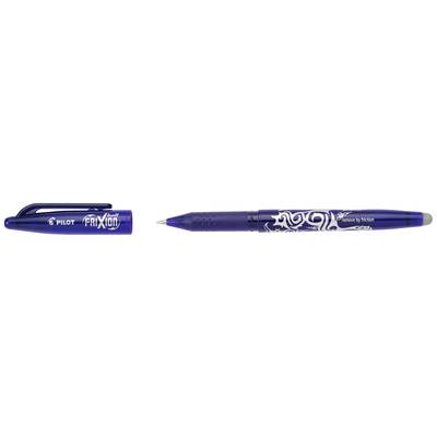 Modrý gumovací roller Pilot Frixion Clicker s vymazateľným atramentom a elegantným dizajnom, vhodný na úpravy a poznámky.