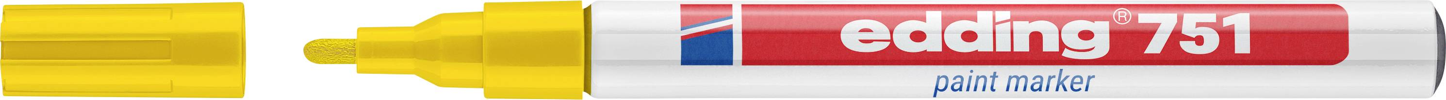 Edding 4-751005 751 paint marker popisovač na laky žltá 1 mm, 2 mm N/A
