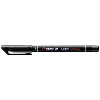 Čierny popisovač Stabilo s nápisom 'Stabilo Oh Pen universal'. Ideálny pre univerzálne použitie.