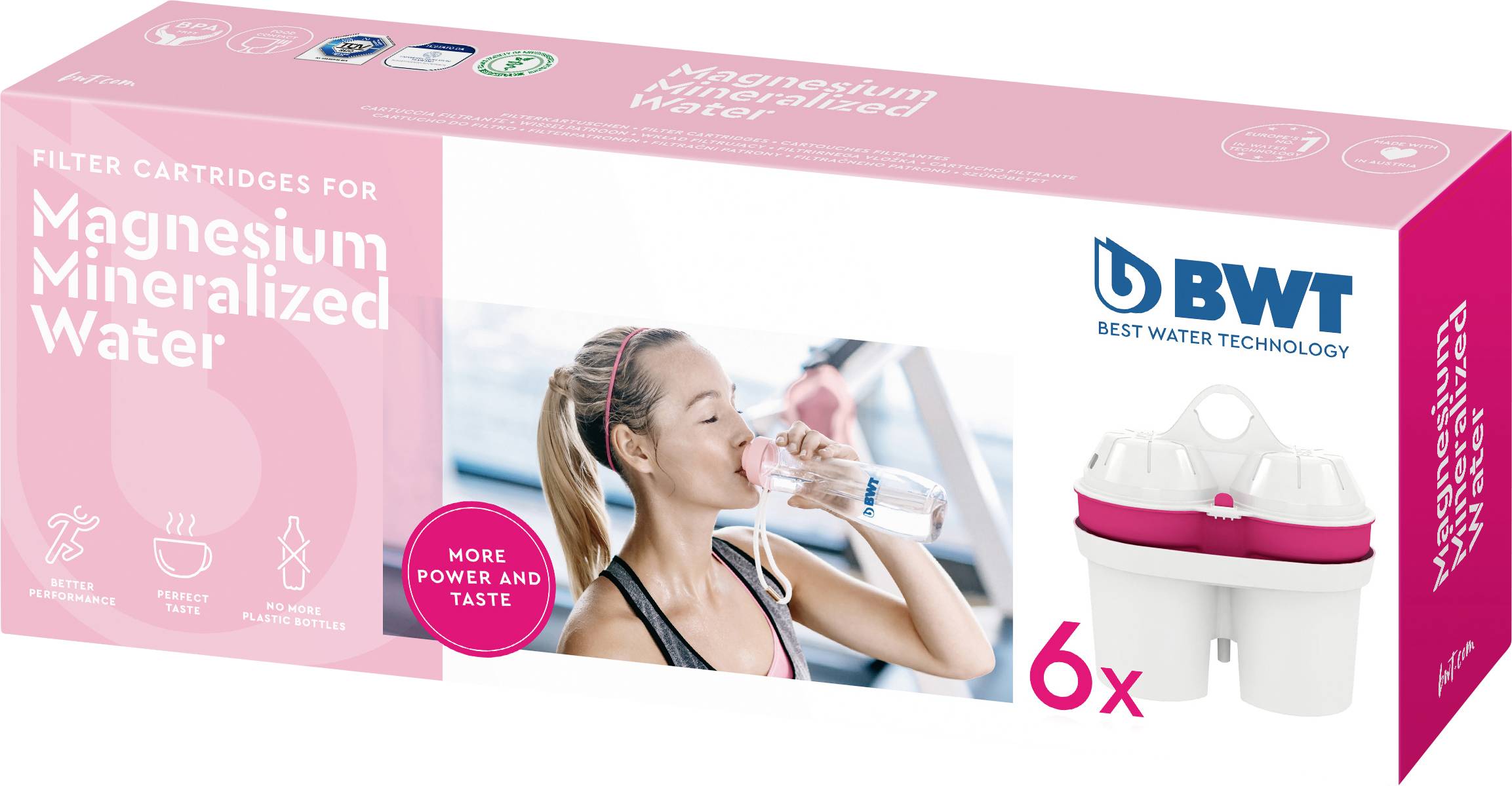BWT 6 longlife Mg2 814136 Cartuccia filtro Bianco