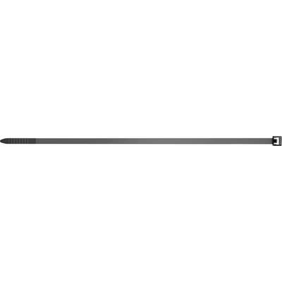 Fischer 69367, UBN, sťahovacie pásky, 4.80 mm, 250 mm, čierna, odolné voči UV žiareniu, 100 ks