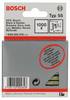Narrow crown staple, type 55, resin-coated 6 x 1,08 x 23 mm 1000 ks Bosch Accessories 1609200374 Rozmery (d x š) 23 mm x 6 mm