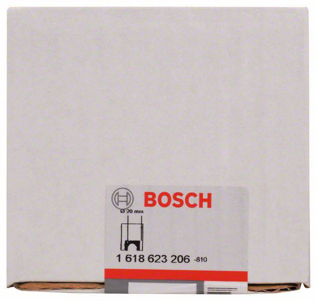 Biely kartón s logom Bosch a katalógovým číslom '1 618 623 206' na etikete, vhodný pre 20 mm príslušenstvo.