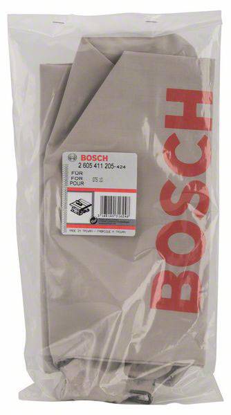 Béžový vysávačový sáčok značky Bosch v plastovom obale. Na etikete sú uvedené číslo produktu a detaily o kapacite.