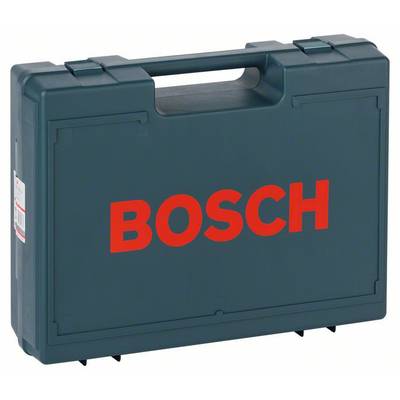 Zelený kufrík na náradie s červeným logom 'BOSCH' na prednej strane.