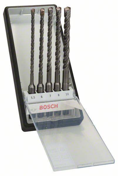 Bosch Accessories 2607019929 Carbide Hamerboorset 5-delig 5.5 Mm, 6 Mm, 7 Mm, 8 Mm, 10 Mm Sds-Plus 1 Set(s)