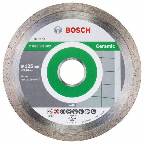 Bosch Accessories 2608602202 Bosch Power Tools Diamanten doorslijpschijf Diameter 125 mm 1 stuk(s) afbeelding