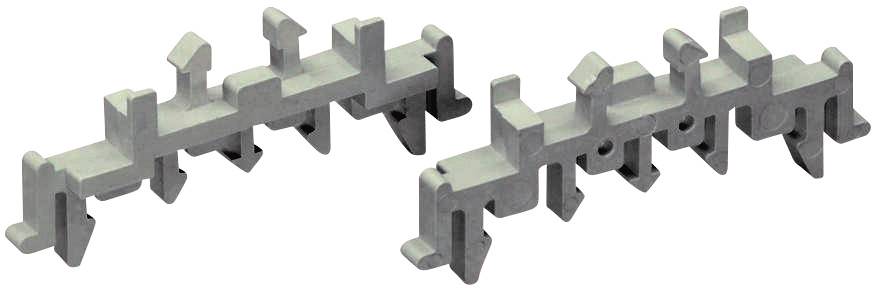 Combivoet 288-002 Grijs 10 stuk(s) WAGO 288-002 afbeelding