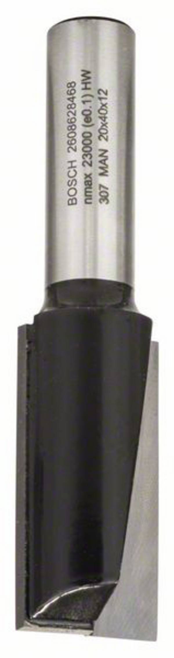 Bosch Accessories 2608628468 drážkovacia fréza tvrdokov   Dĺžka 81 mm Vonkajší Ø 20 mm  Ø hriadeľa 12 mm