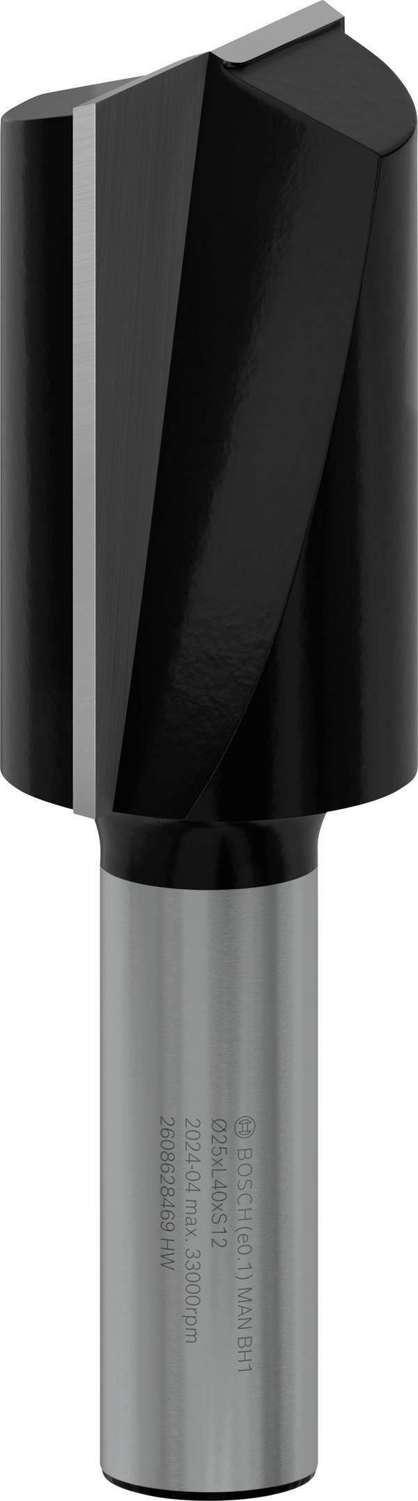Bosch Accessories 2608628469 drážkovacia fréza tvrdokov   Dĺžka 81 mm Vonkajší Ø 25 mm  Ø hriadeľa 12 mm