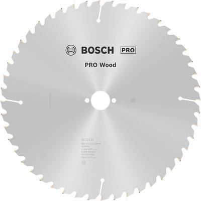 Kotúč pílový s nápisom 'BOSCH PRO Wood', vhodný na rezanie dreva. Priemer 216 mm, otvor 30 mm, 54 zubov.