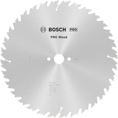 Kotúč pílového listu na drevo, značka Bosch, s označením 'PRO Wood'.