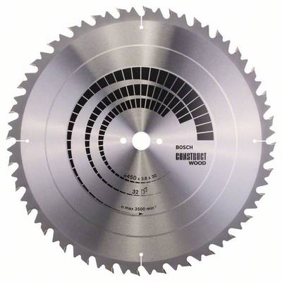 "Kotúč do kotúčovej píly na spracovanie dreva, priemer 450 mm, max. 3500 ot./min. Označenie značky „Bosch Construct Wood"."