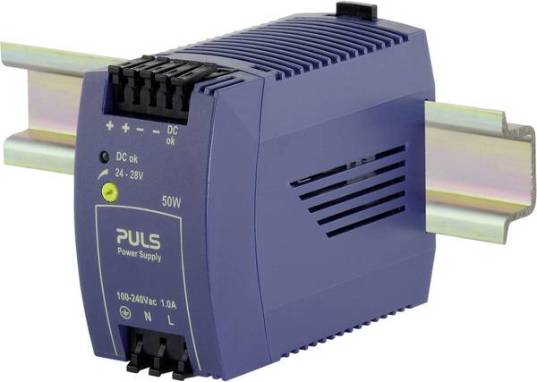 <br>  PULS<br>  MiniLine ML50.100<br>  sieťový zdroj na montážnu lištu (DIN lištu)<br>  <br>  24 V/DC<br>  2.1 A<br>  50 W<br>  Počet výstupov:1 x<br>  <br>  Obsah 1 ks<br>