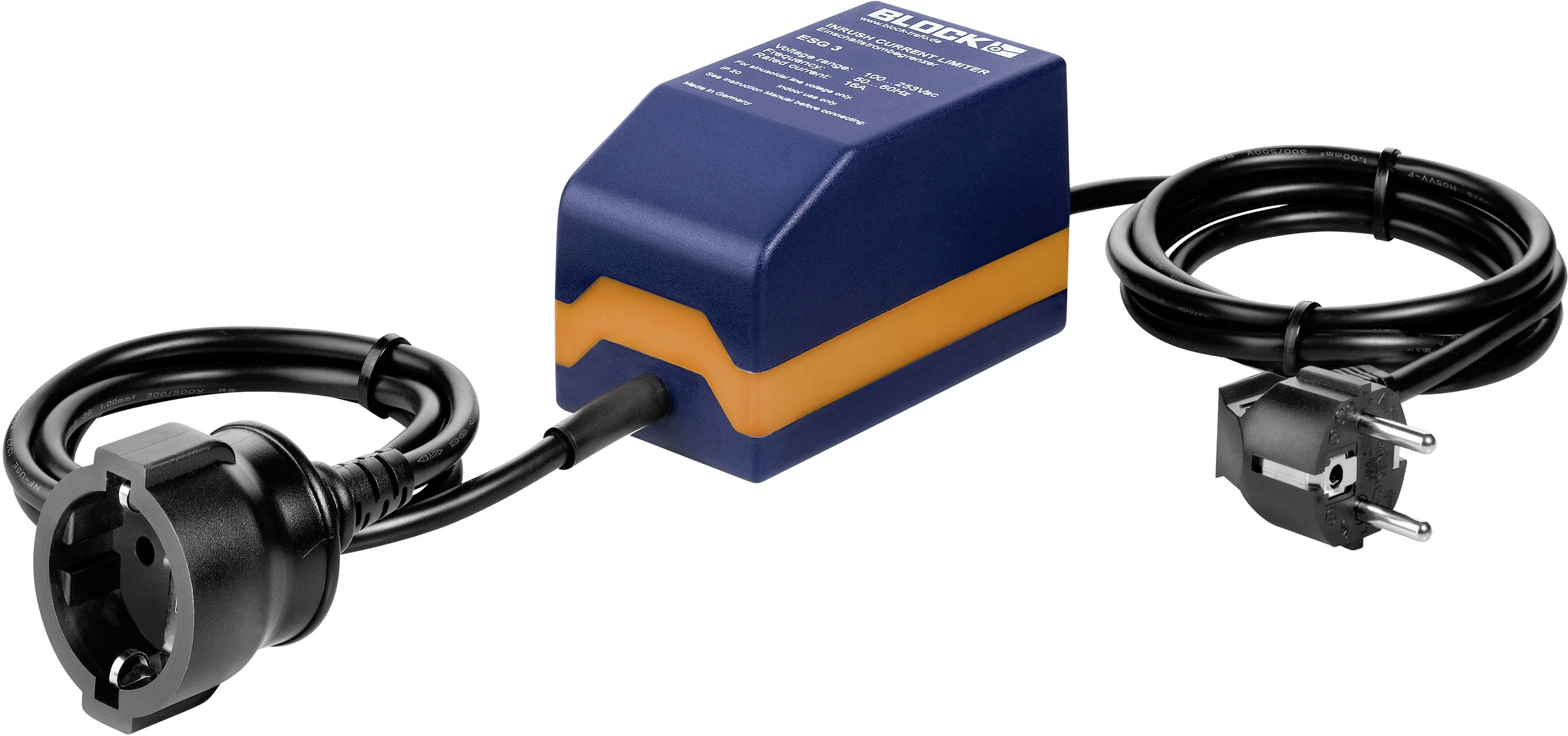 BLOCK ESG 3 Limitatore di corrente di connessione ESG 3 Scatola: IP65/Collegamento: IP44