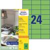Avery-Zweckform 3450 etikety 70 x 37 mm papier zelená 2400 ks trvalé univerzálne etikety
