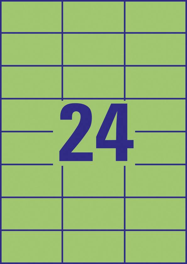 Číslo '24' veľkým modrým písmom, centrované na zelenom pozadí s modrými líniami.