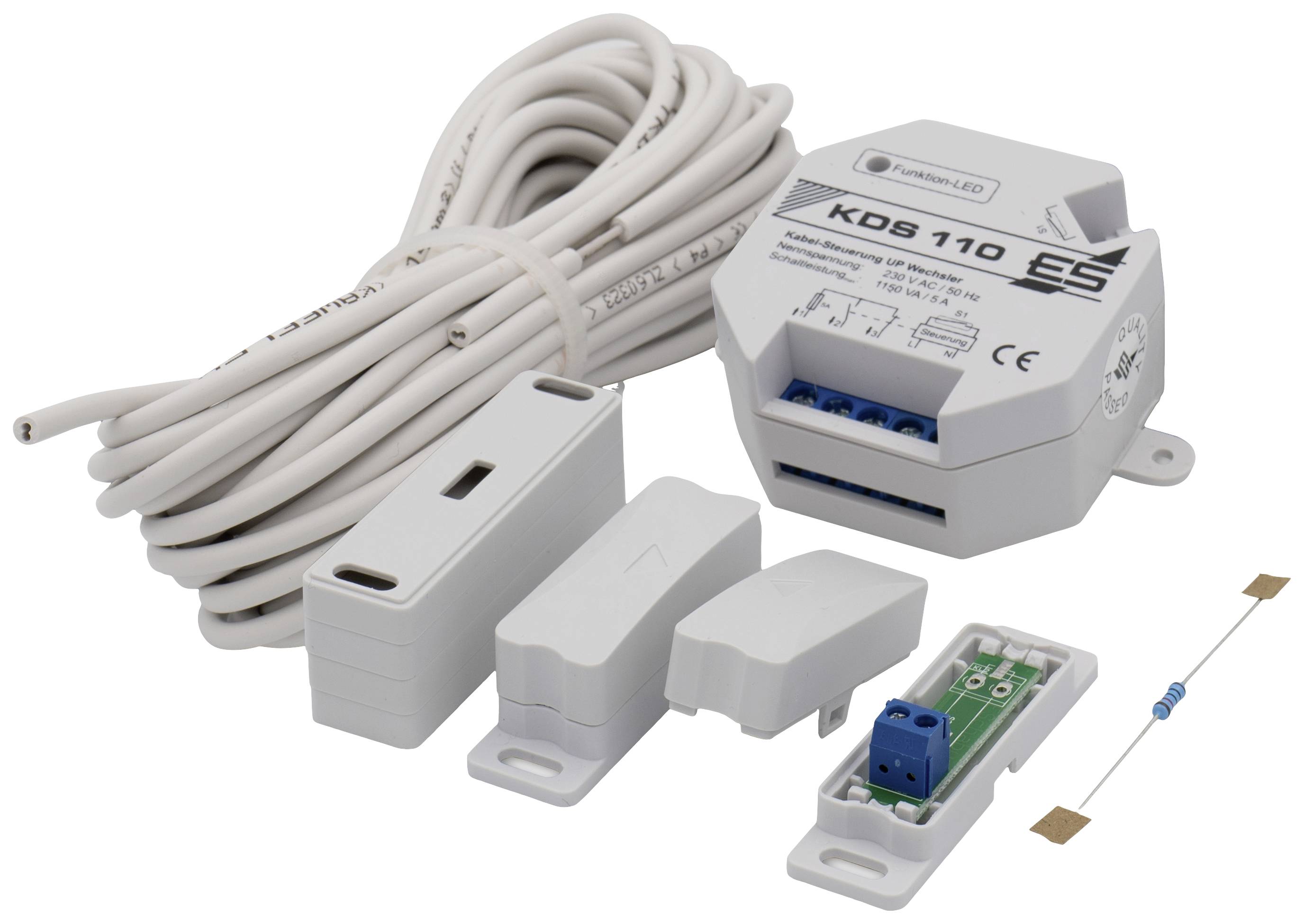 KDS 110 ES systém pre energetickú optimalizáciu so riadiacou jednotkou, káblami a komponentmi, určený na efektívnu správu nákladov na elektrinu.