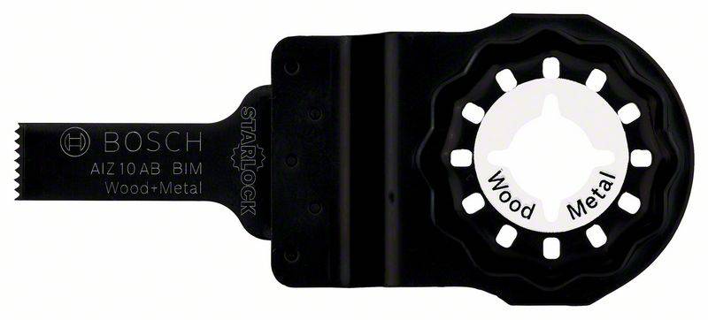 Bosch Accessories 2609256949 AIZ 10 EC Bimetallico Lama per tagli dal pieno 10 mm 1 pz.