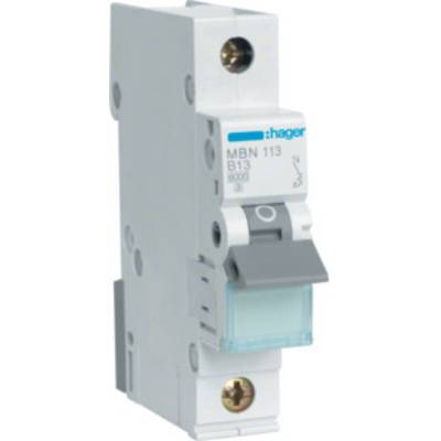Hager MBN113 MBN113 elektrický istič 1-pólový 13 A