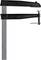 Čierna stolárska svorka s kovovým vedením a skrutkovým mechanizmom, určená na stabilizáciu obrobkov počas lepenia alebo rezania.