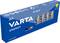 Balenie 10 ks batérií AA Varta Energy. Modrý obal s označením "Made in Germany". Alkalické batérie.