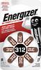 Energizer Hearing Aid PR41 gombíková batéria ZA 312 zinkovo-vzduchová 160 mAh 1.4 V 8 ks