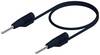 2 mm test lead, on both sides stackable plugs, 100 cm