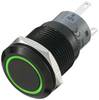 TRU COMPONENTS LAS1-AGQ-11E/G, 702211 stláčacie tlačidlo s ochranou pred vandalmi, 19 mm, 250 V/AC, 5 A, 1 ks