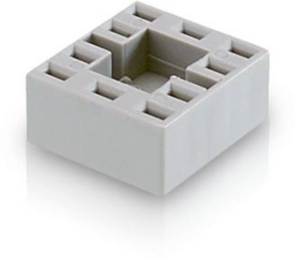 RAFI 5.05.510.645/0000 pre montáž dosky plochých spojov (d x š) 22 mm x 24 mm sivá 50 ks