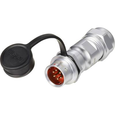 Weipu SF1211/P6 II guľatý faston, 1 ks-0