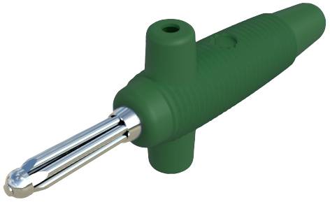 SKS Hirschmann VON 30 Bananstik Stik, lige Stift-diameter: 4 mm Grøn 1 stk