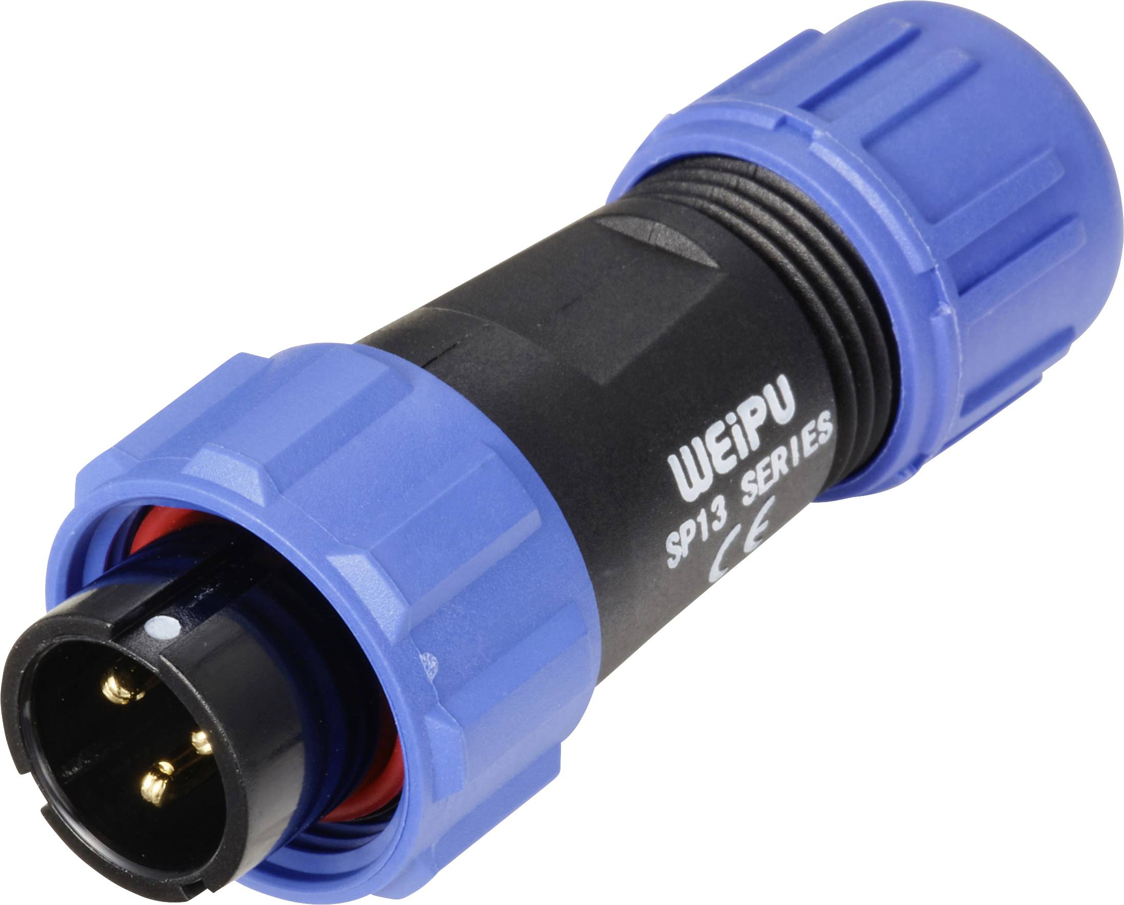 Weipu SP1310 / P 3 I guľatý faston, 1 ks-0