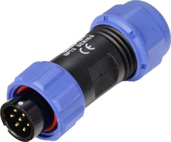 Weipu SP1310 / P 7 II guľatý faston, 1 ks