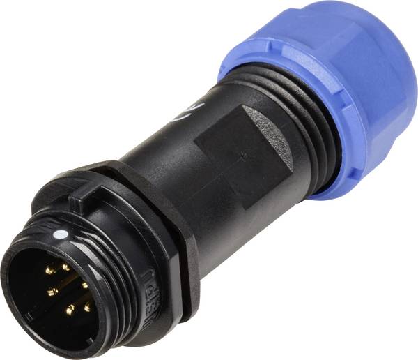 Weipu SP1311 / P 6 II guľatý faston, 1 ks