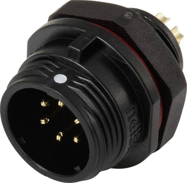 Weipu SP1312 / P 6 guľatý faston, 1 ks